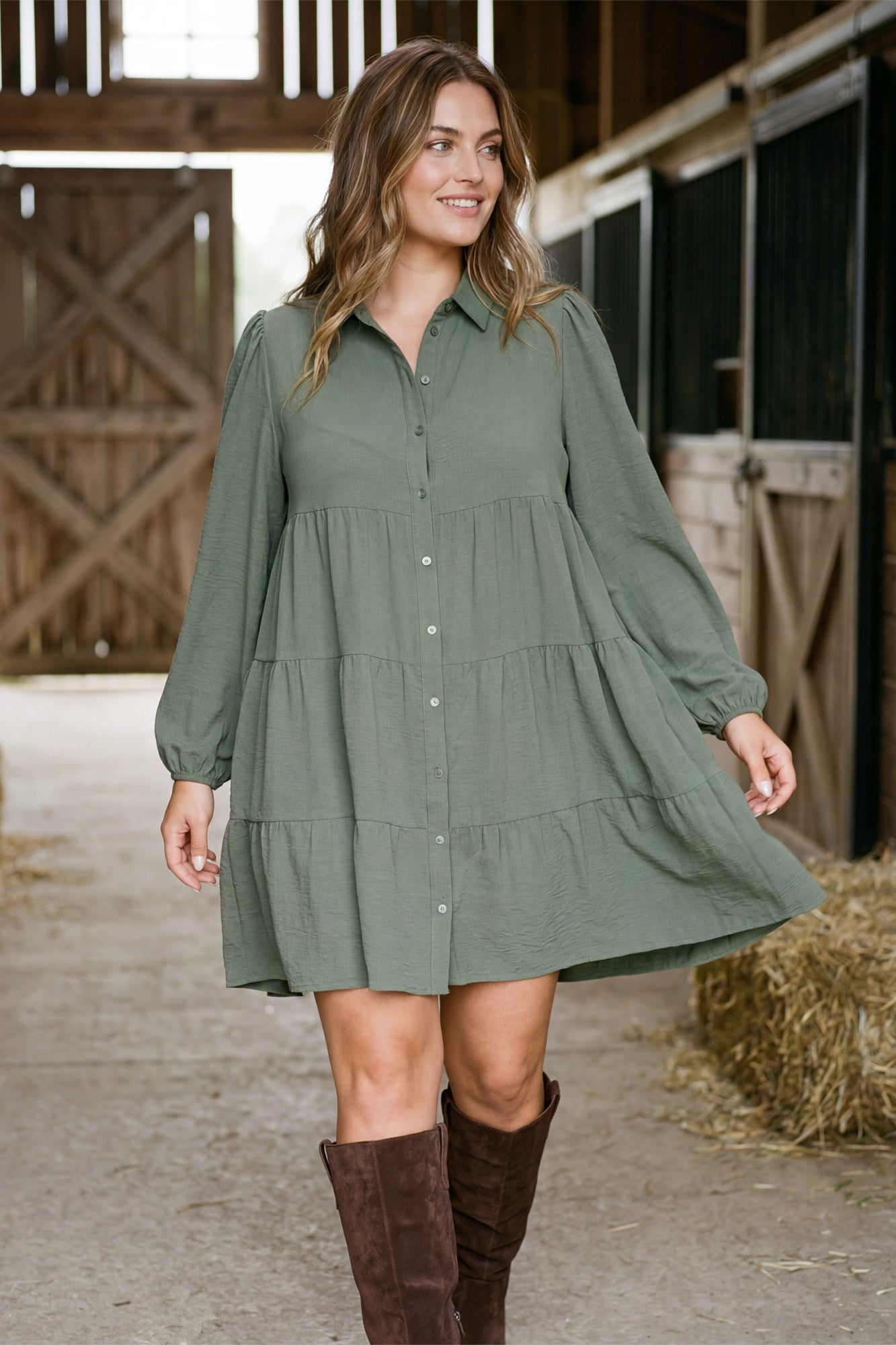 TIERED DRESS