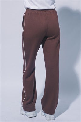 WIDE LEG TRACK PANTS