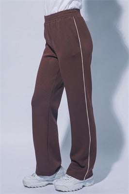 WIDE LEG TRACK PANTS