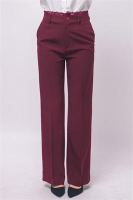 SOLID DRESSY PANTS