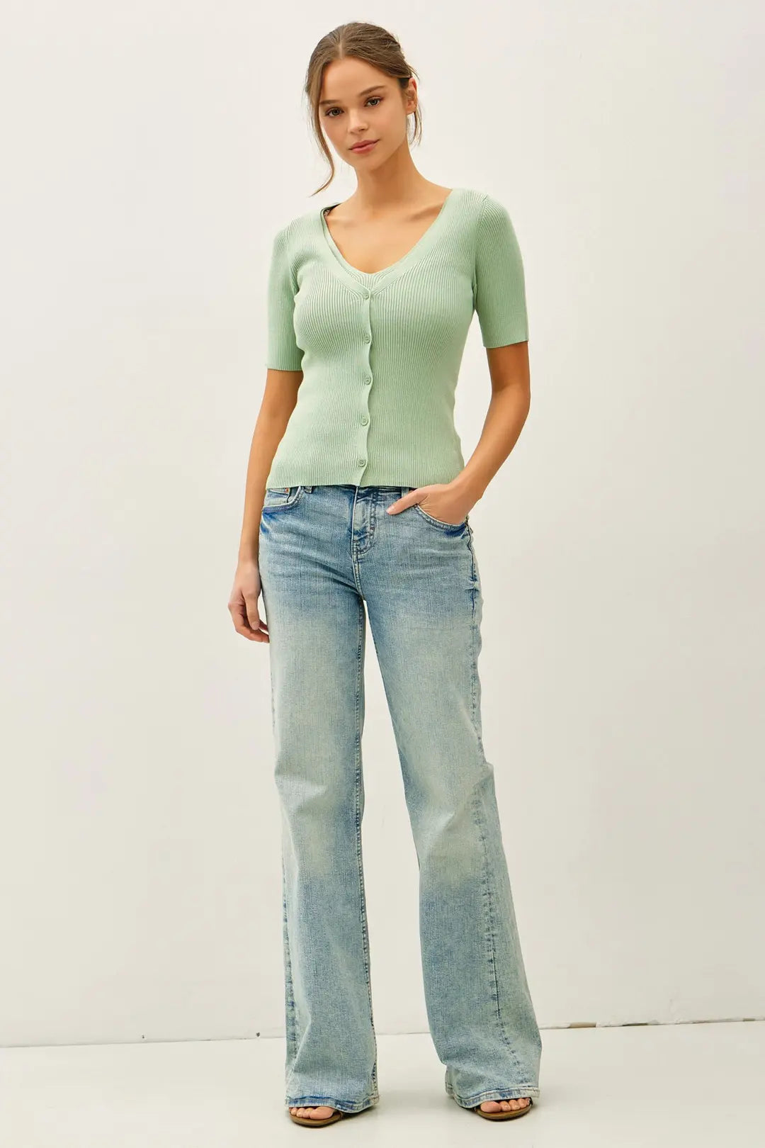 TWO-IN-ONE STYLING TANK AND CARDIGAN