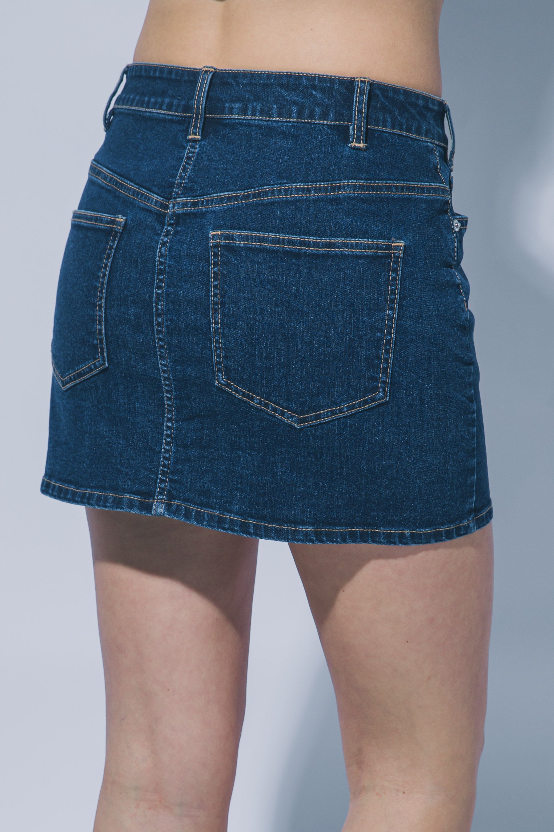 DENIM MINI SKIRT