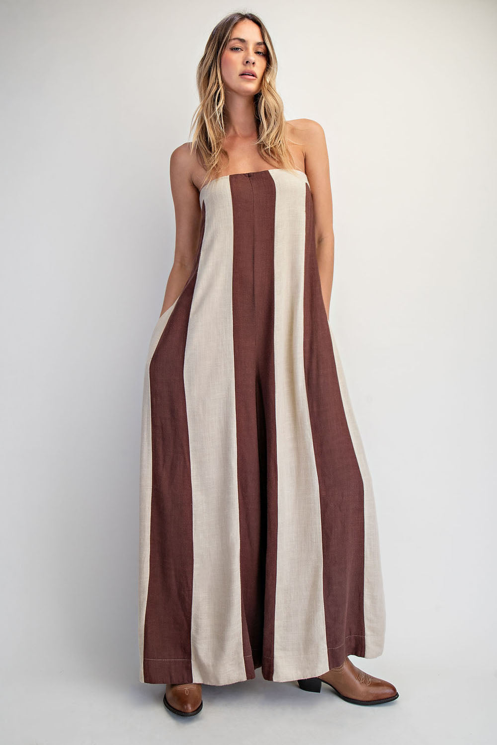 BOLD IN STRIPES CLASSIC JUMPSUIT