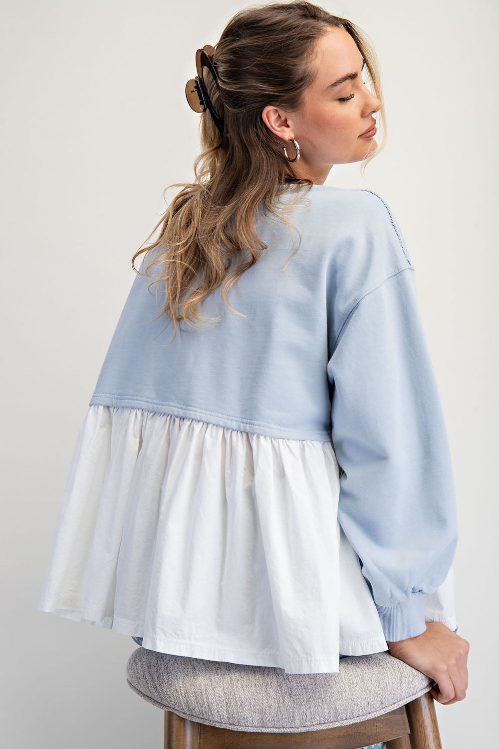 WOMENS OVERSIZED SWEATSHIRT TOP