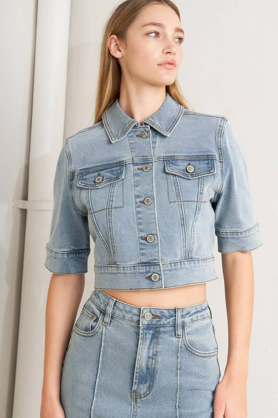 WASHED DENIM JACKET