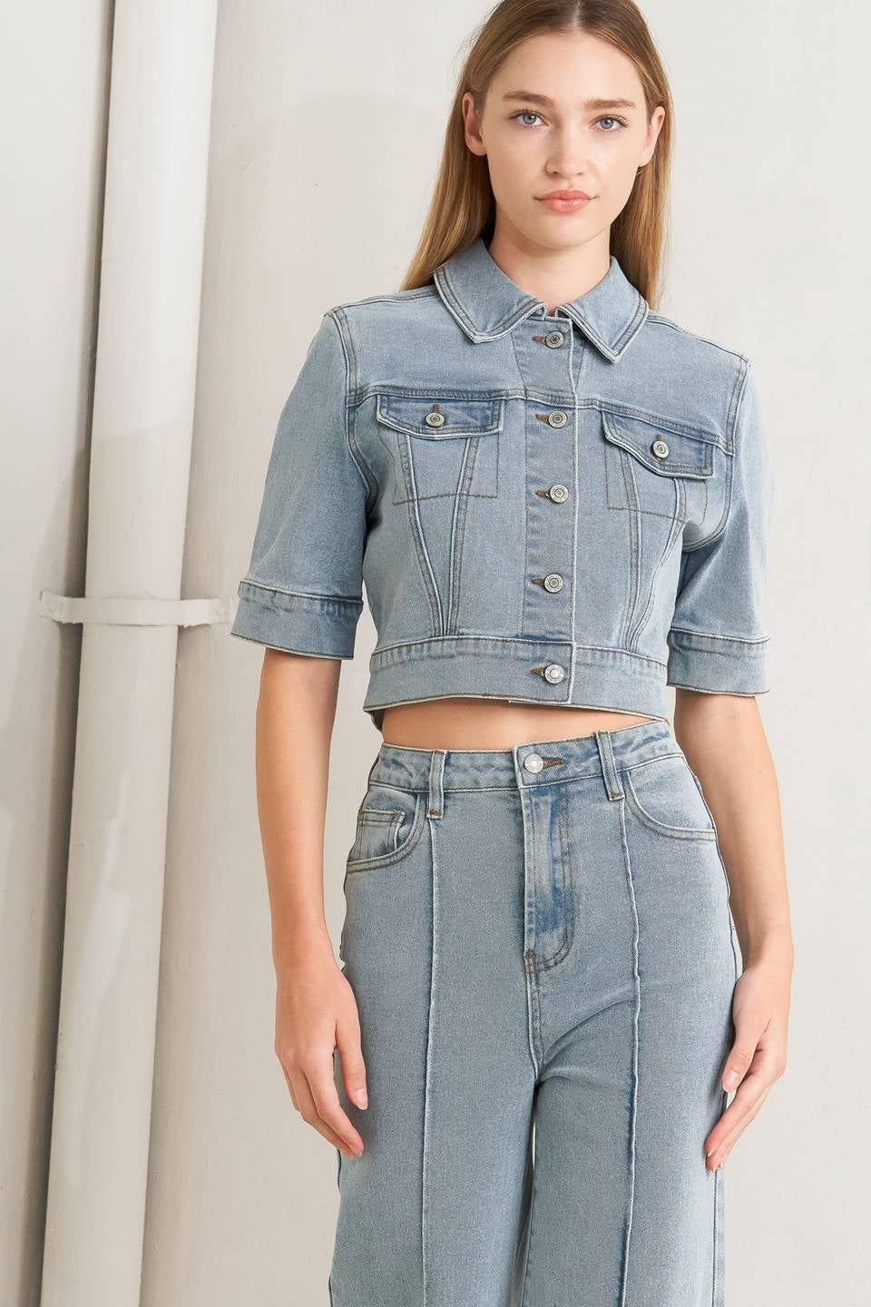 WASHED DENIM JACKET