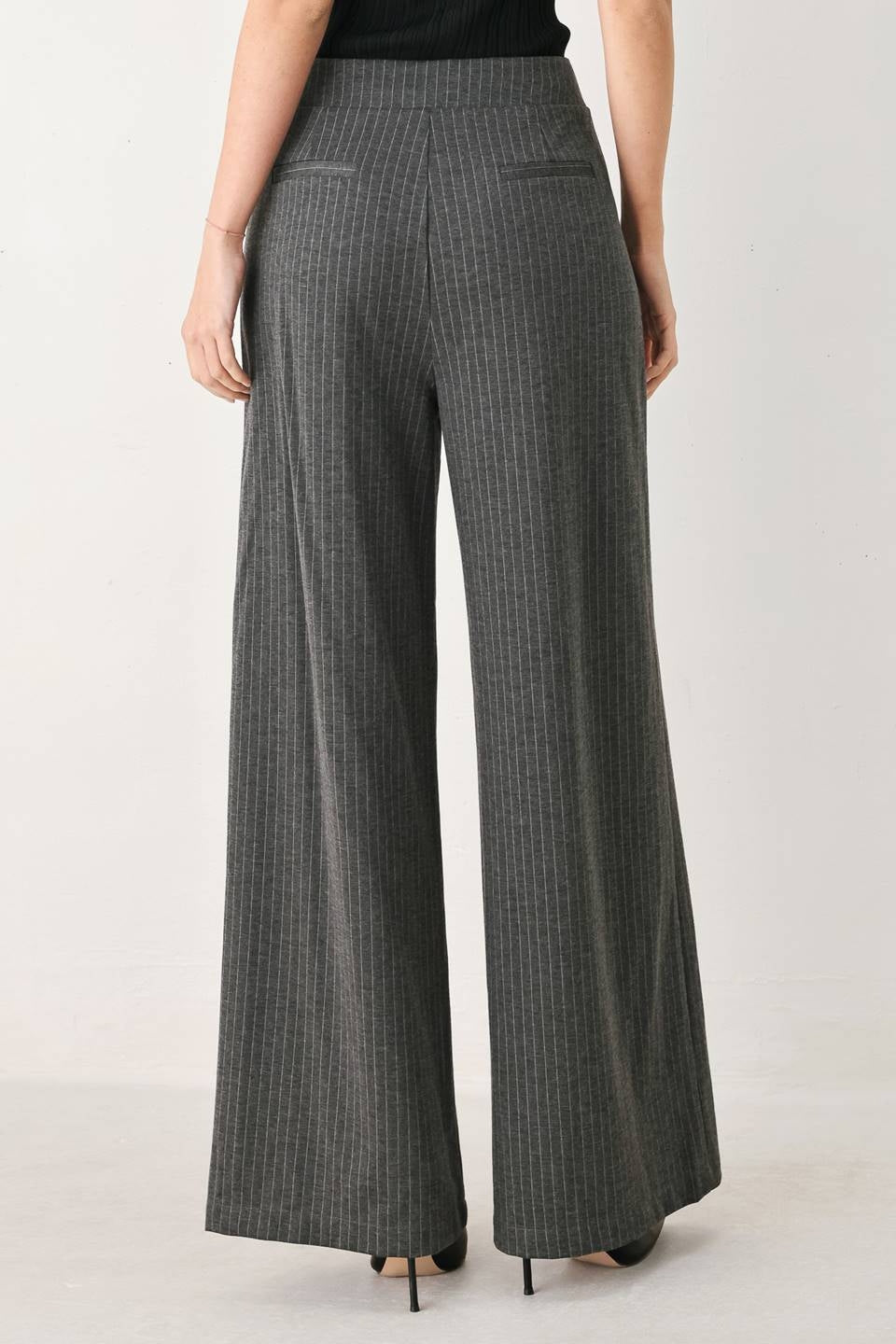 STRETCH WOVEN STRIPE PANT