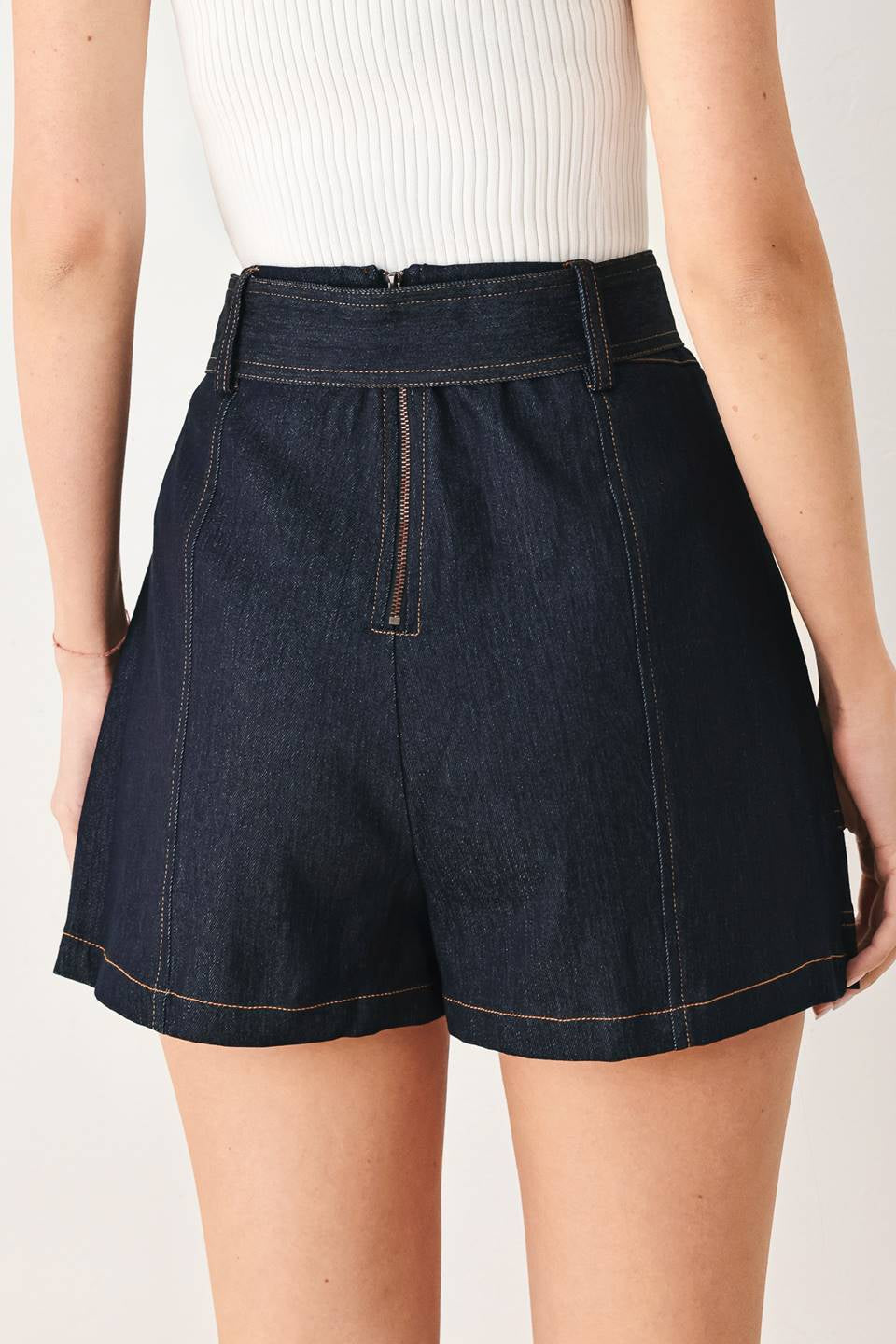 DENIM SKORT