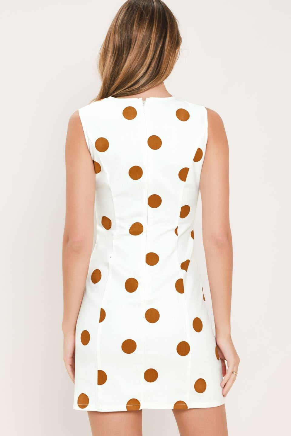 PRINTED WOVEN MIDI DRESS