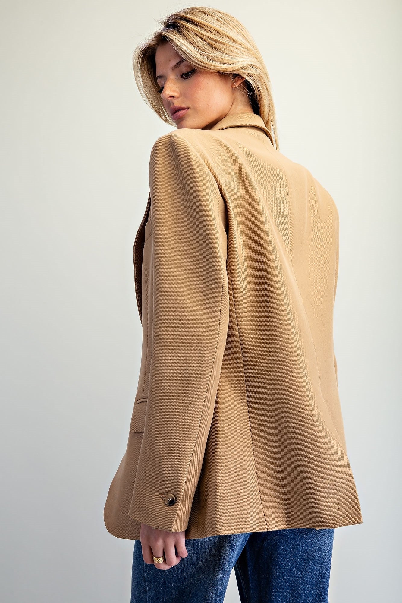TAILORED NOTCH LAPEL BLAZER