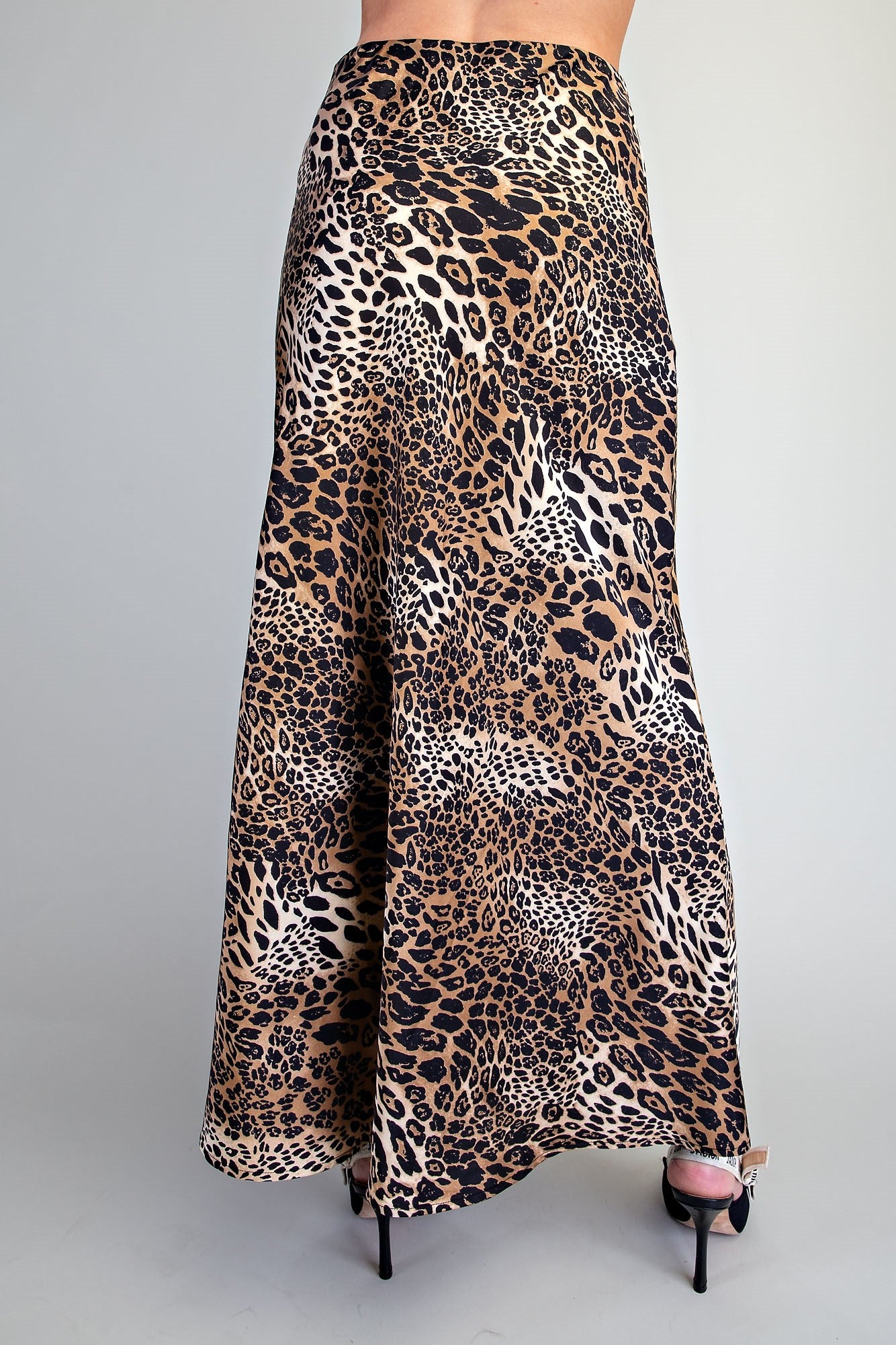 LEOPARD PRINTED MAXI SKIRT