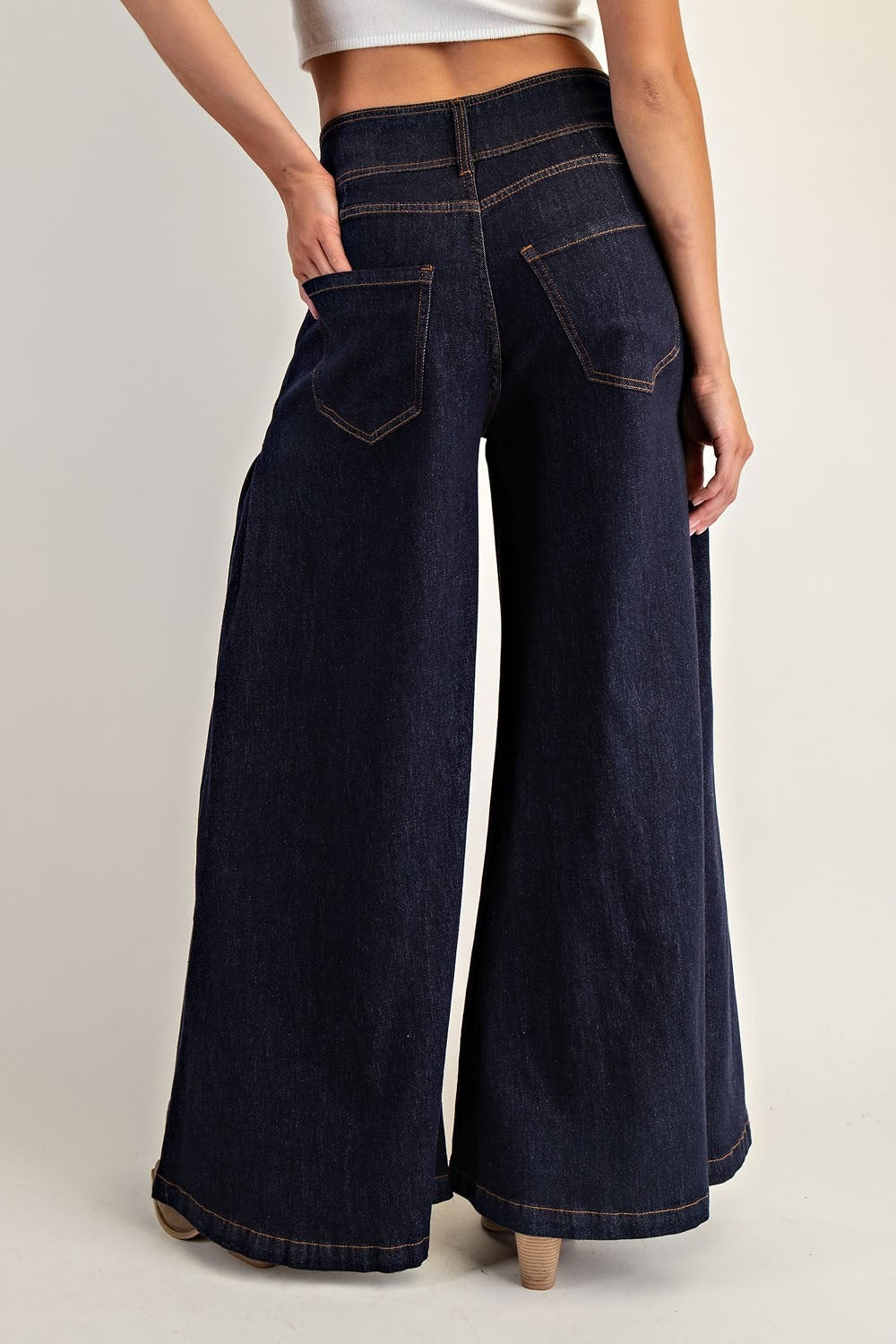 EXTRA WIDE LEG PALAZZO JEANS