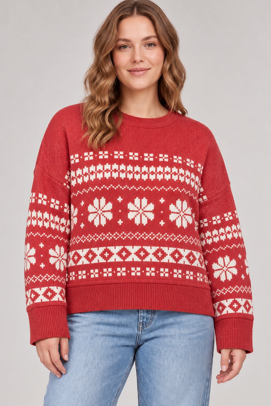 NORDIC PATTERNED SWEATER